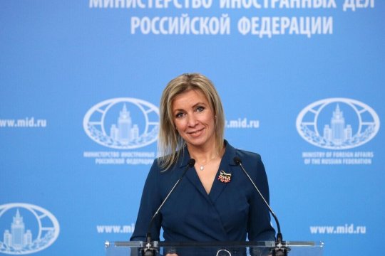 Владимир Путин подписал Указ о награждении Марии Захаровой орденом «За заслуги перед Отечеством» IV степени