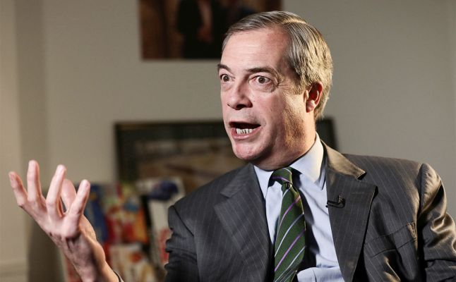 Фараж заявил, что будет сбивать российские самолеты, если станет премьером Фараж заявил, что будет сбивать российские самолеты, если станет премьером