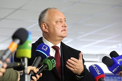 Додон сообщил о планах оппозиции Молдавии провести мирные протесты
