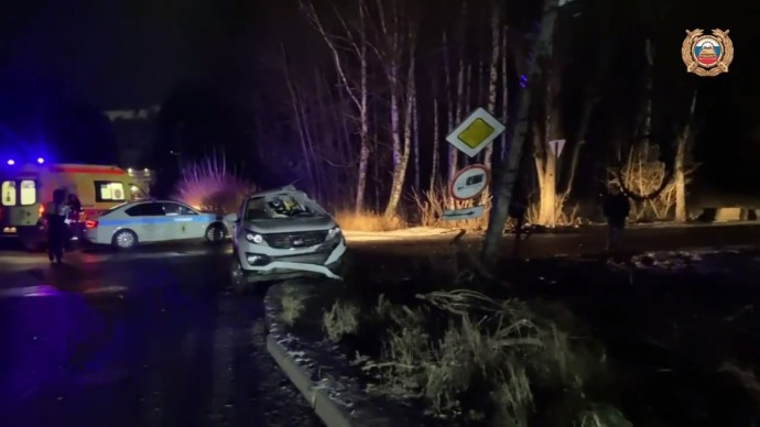 В Ярославле водитель врезался в фонарный столб и погиб В Ярославле водитель врезался в фонарный столб и погиб