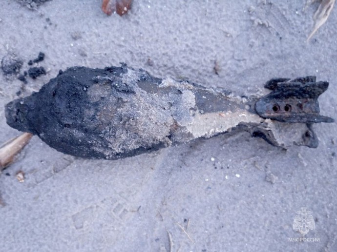 На берегу Белгородского водохранилища нашли артиллерийский снаряд