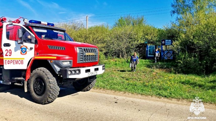 В Ефремове на пожаре погиб мужчина