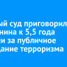 Военный суд приговорил иркутянина к 5,5 года колонии за публичное оправдание терроризма