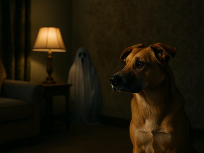 Собака лает в пустоту — и не зря: что она чувствует, когда мы видим лишь тьму Собака лает в пустоту — и не зря: что она чувствует, когда мы видим лишь тьму