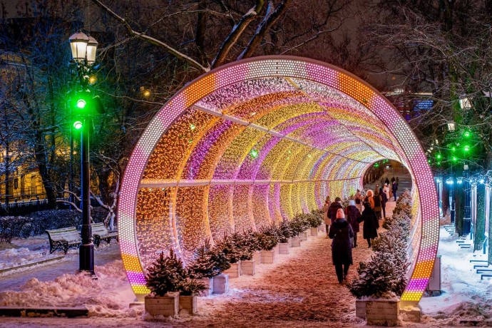 Световые тоннели вновь украсят столицу Световые тоннели вновь украсят столицу