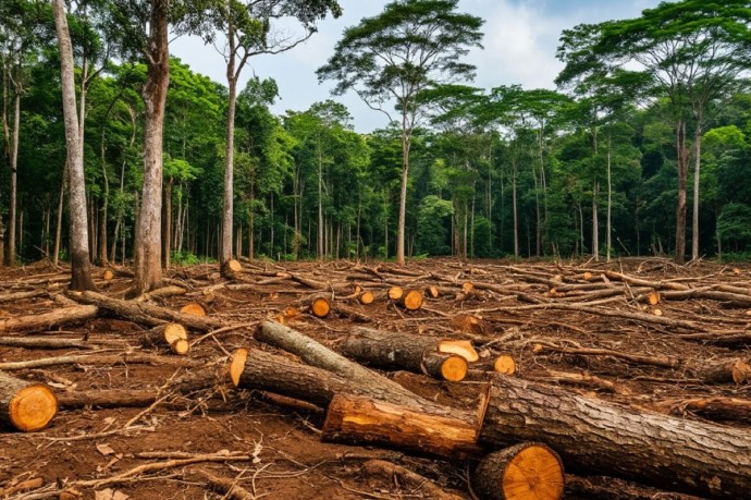 Россиянам раскрыли, кто заплатит огромный штраф за вырубку деревьев