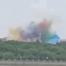 Благовещенцы увидели салют из цветного дыма, запущенный в Хэйхэ