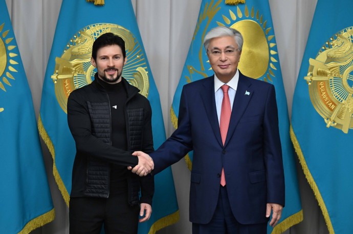Основатель Telegram встретился с президентом Казахстана Основатель Telegram встретился с президентом Казахстана