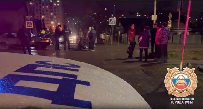 В Уфе легковушка насмерть сбила женщину на переходе