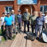 В Башкирии жители деревни подготовили мечеть к зиме