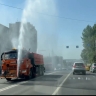 В Туле ежедневно увлажняют улицы города в жару