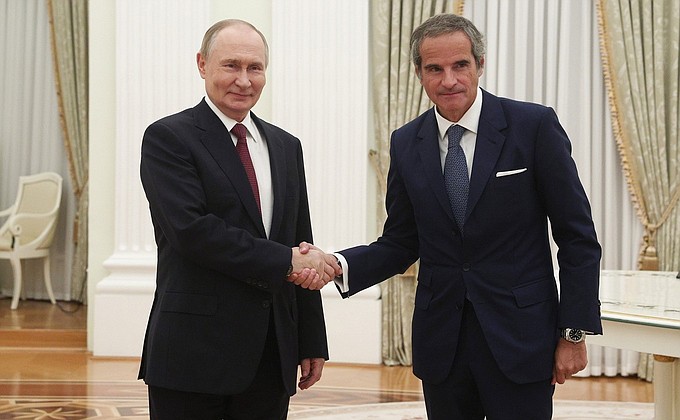 Встреча с генеральным директором МАГАТЭ Рафаэлем Гросси