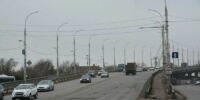 Аэропортовской мост через Царев в Астрахани частично закрыли для автомобилей