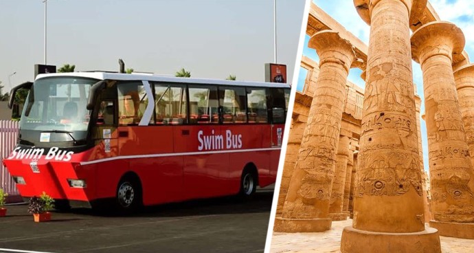 В Египте для туристов запускают невероятный плавающий автобус: чтобы удобнее было добираться до достопримечательностей