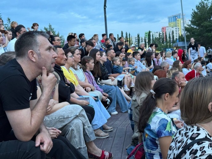 В уфимском парке «Кашкадан» идет очередной открытый кинопоказ