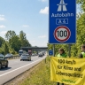 Германия — Автобан заклеили до сотни