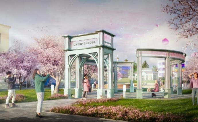 Фонтан, зоны отдыха, вишни и сакуры: в Долинске рассказали, каким будет новый сквер "Сны о Сахалине"