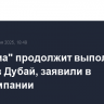 "Белавиа" продолжит выполнять рейсы в Дубай, заявили в авиакомпании