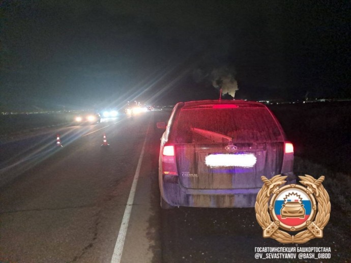 На трассе М-5 под Уфой погиб пешеход На трассе М-5 под Уфой погиб пешеход