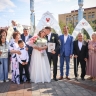 Первая торжественная регистрация брака состоялась на площади Республики