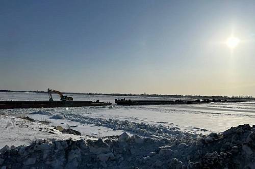 Между Благовещенском и Хэйхэ зимой установят понтонный мост