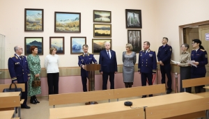 В Московской академии Следственного комитета имени А.Я. Сухарева состоялось торжественное открытие аудитории имени С.Я. Шкрябача
