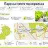 Для круглогодичного парка на месте монорельса разрабатывают проект планировки