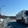 Движение большегрузов временно ограничат на ряде дорог Сахалинской области