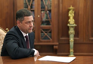 Встреча с губернатором Псковской области Михаилом Ведерниковым Встреча с губернатором Псковской области Михаилом Ведерниковым