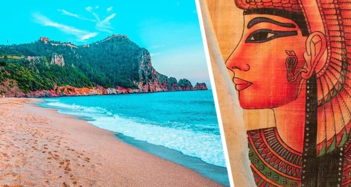 Озвучена легенда о турецком пляже Клеопатры, жемчужине Аланьи под Анталией Озвучена легенда о турецком пляже Клеопатры, жемчужине Аланьи под Анталией