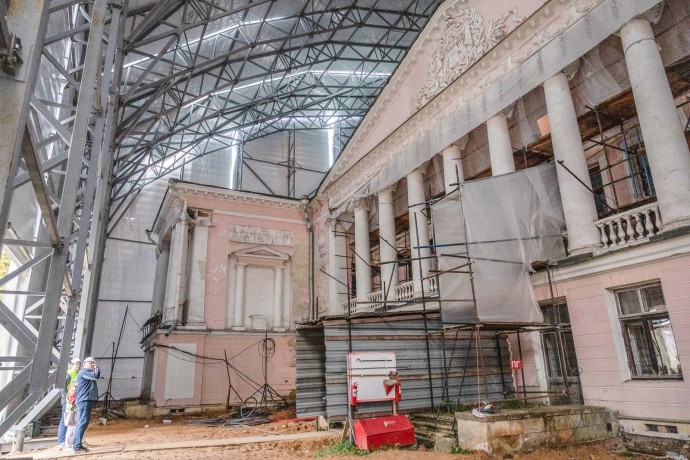 В усадьбе Останкино реставрируют Итальянский павильон