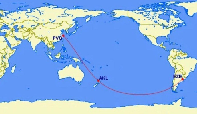 Почти 30 часов в самолёте: China Eastern запускает самый продолжительный прямой рейс в мире