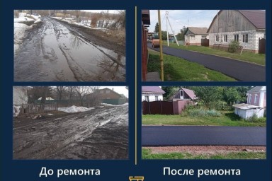 В курской деревне Будановка отремонтировали почти 3,5 км дороги