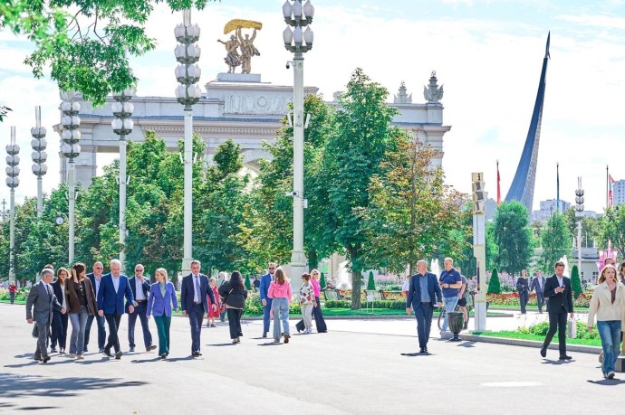 Ольга Любимова приняла участие в открытии выставки «Образ Москвы в русском искусстве. Из собрания Государственного Русского музея»