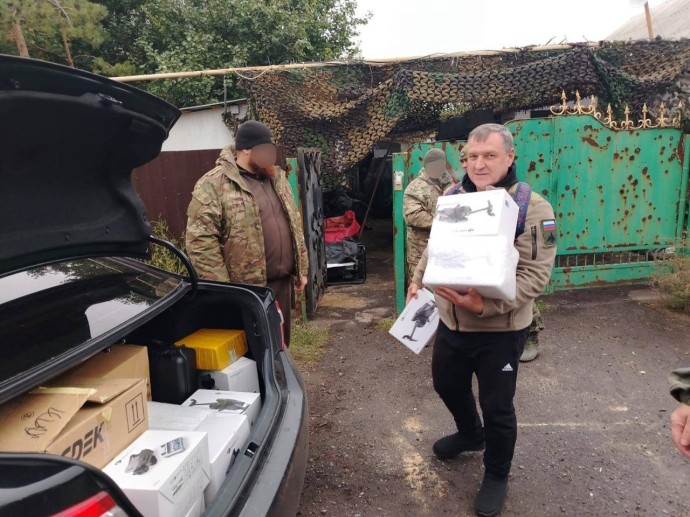 Глава района Уфы доставил в зону СВО беспилотники