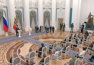Вручение премий Президента молодым деятелям культуры и за произведения для детей