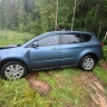 В Иркутской области съехал в кювет Subaru с тремя людьми