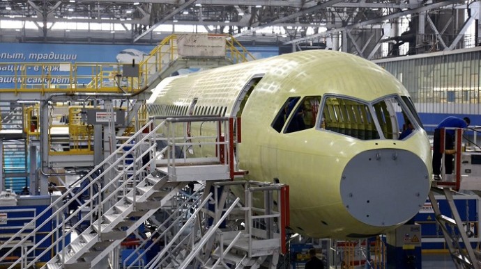 В России начали производить станки для сборки фюзеляжа пассажирского лайнера МС-21