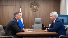 Дмитрий Патрушев и губернатор Воронежской области Александр Гусев обсудили вопросы экологии региона