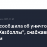 ЦАХАЛ сообщила об уничтожении члена "Хезболлы", снабжавшего ее оружием