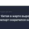 Экспорт Китая в марте вырос на 12,4%, импорт сократился на 4,3%
