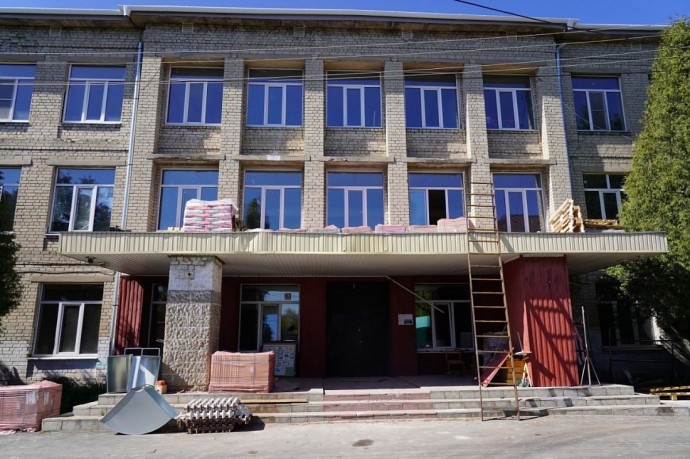 В Курске капитально ремонтируют школу №37: уже выполнено более четверти работ