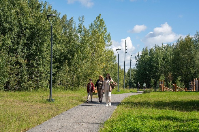 Выполнен первый этап благоустройства на «Крылатских холмах»