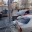 В Астрахани автоледи снесла дорожный знак, чуть не задавив пешехода