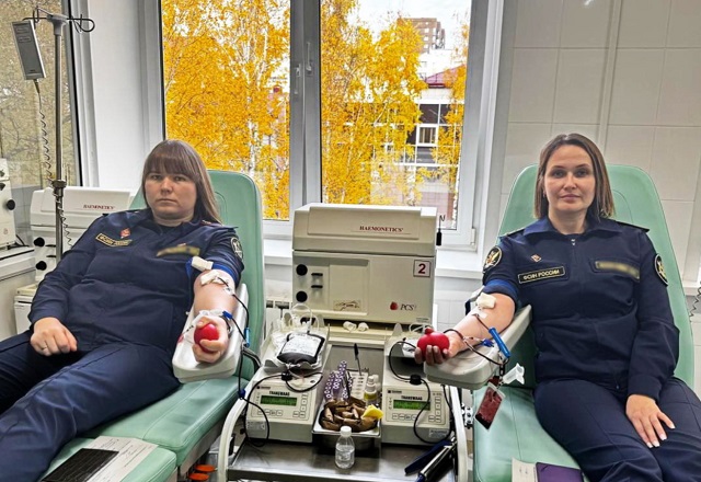 Сотрудники МУЦ УФСИН по Мордовии сдали кровь