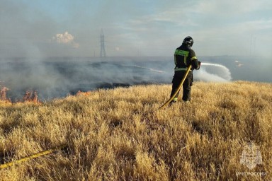В Херсонской  области ликвидировано четыре пожара