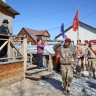 «Поём двором»: в Мархе поздравили 102-летнего ветерана Наума Слепцова