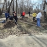 Первомайский район принял участие в общегородском субботнике