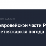 На юге европейской части России сохраняется жаркая погода