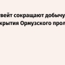 ОАЭ и Кувейт сокращают добычу нефти из-за закрытия Ормузского пролива